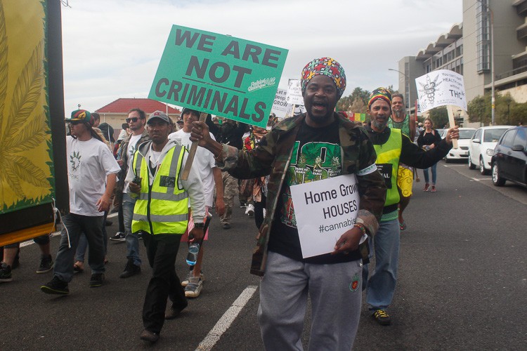 Anti-dagga marchers