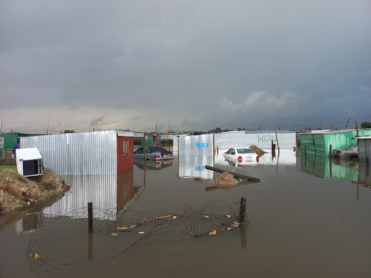 Three of 16 sections at the Driftsands Nature Reserve were completely waterlogged after heavy rainfall this week. Photo: Siphokazi Mnyobe Three of 16 sections at the Driftsands Nature Reserve were completely waterlogged after heavy rainfall this week. Photo: Siphokazi Mnyobe