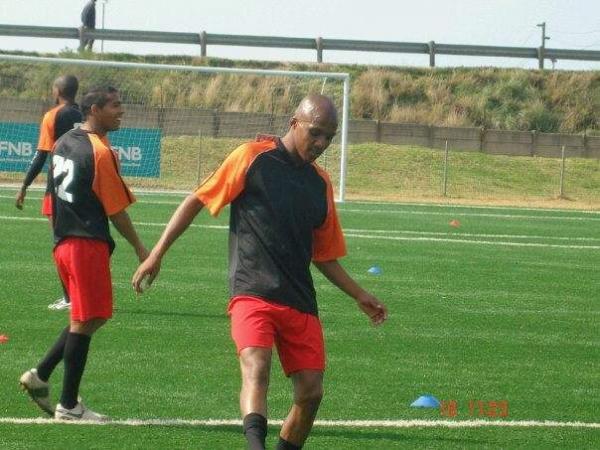 Cape Town All Stars' Bongolwethu Ncusana.