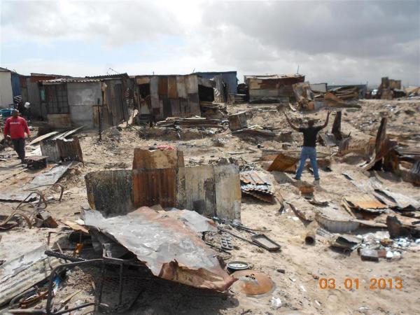 Nthando Tanjana holds his hands up in despair. Photo by Faizel Slamang.