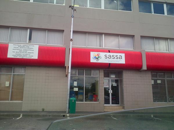 SASSA office. Photo taken by Margo Fortune.