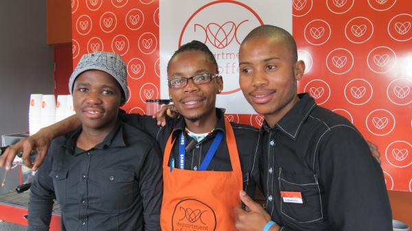 DOC owners, Vusumzi Mamile, Vuyile Msaku and Wongama Baleni. Photo by Mary-Anne Gontsana