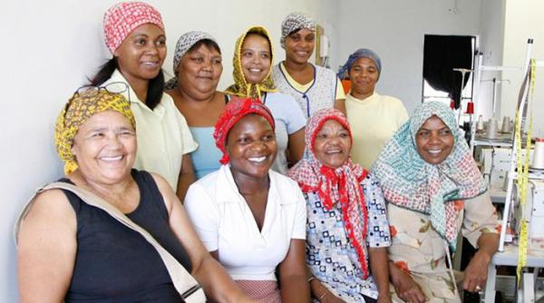 Women at the Voorspoed Co-operative. 