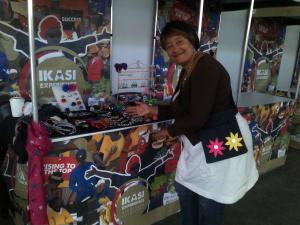 René Baron, a small business entrepreneur at the Outlook Ikasi Experience in Khayelitsha. Photo courtesy of René Baron.
