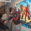 Spaza artist performing at Estoopini in Paarl. Picture by Luthando Joosen. Spaza artist performing at Estoopini in Paarl. Picture by Luthando Joosen.
