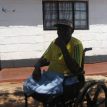 Mr Thomas Lenyibi (79) in his wheelchair in the shade at his home in Paballelo, Upington. He lost his legs to diabetes. Picture: Selby Nomnganga. Mr Thomas Lenyibi (79) in his wheelchair in the shade at his home in Paballelo, Upington. He lost his legs to diabetes. Picture: Selby Nomnganga.