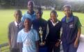 Meet Gloria Baartman with victorious U18 boys team. Photo by Gloria Baartman