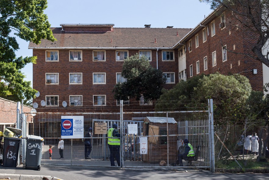 The Woodstock Hospital, now named Cissie Gool House by its occupiers are no longer allowing visitors onto the site due to the Covid-19 virus and lockdown.