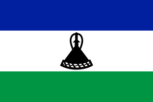 Phot of Lesotho flag