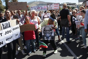 Protest against Jacob Zuma