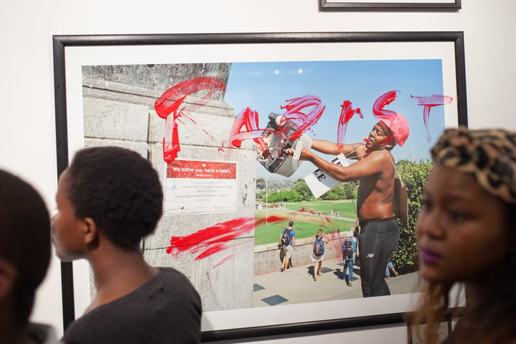 Rhodes Must Fall exhibition vandalised in UCT protest