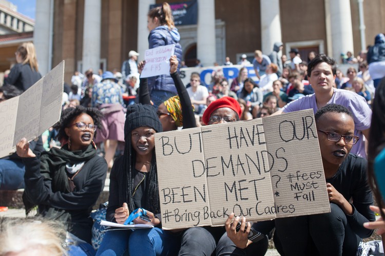 UCT Open protest