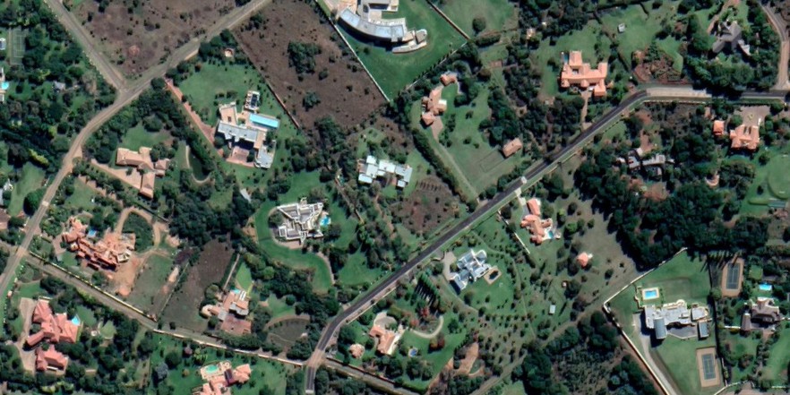 Aerial photo of Mooikloof Pretoria