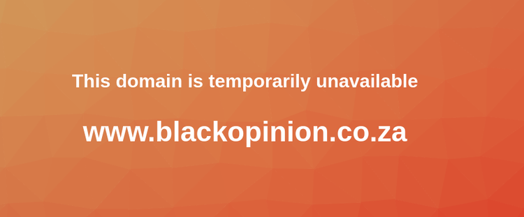 Photo of front page of Black Opinion website