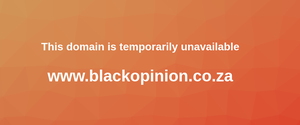 Photo of front page of Black Opinion website