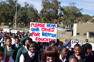 Photo of school student protest