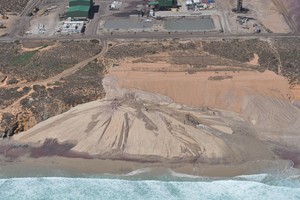 Photo of Tormin mine cliff collapse