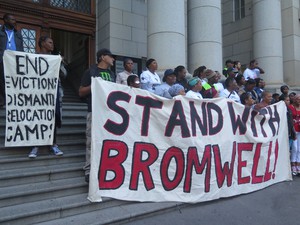 Photo of Bromwell Street protest