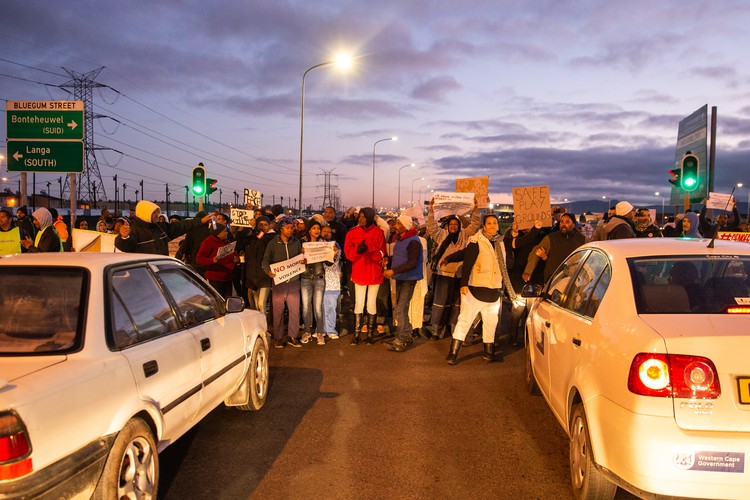 Photo of people marching