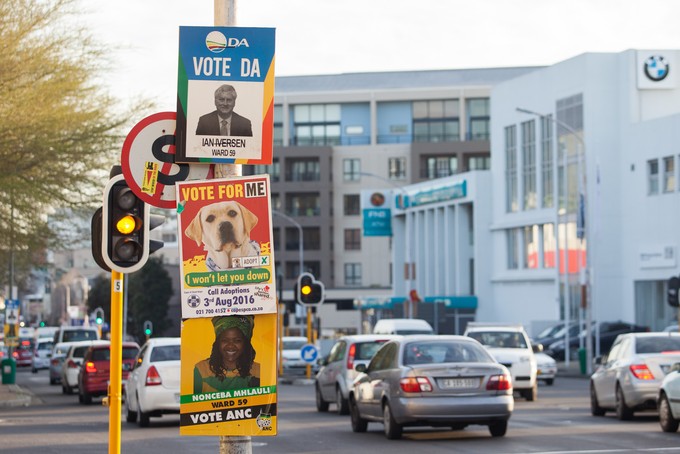Photo of election posters