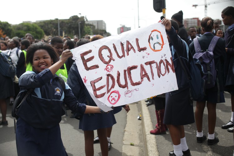 Students march for better sanitation in schools
