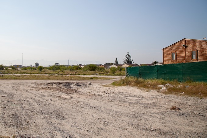 Photo of empty land in Khayelitsha