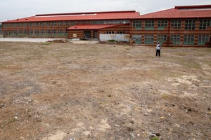 Photo of empty ground at school