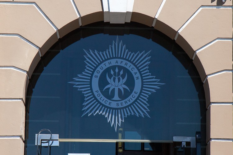 Photo of a police station window