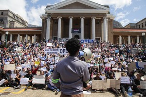 Photo of UCT silent protest