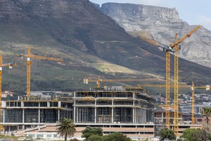 Amazon building construction in Cape Town
