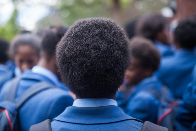 Photo of back of child\'s head