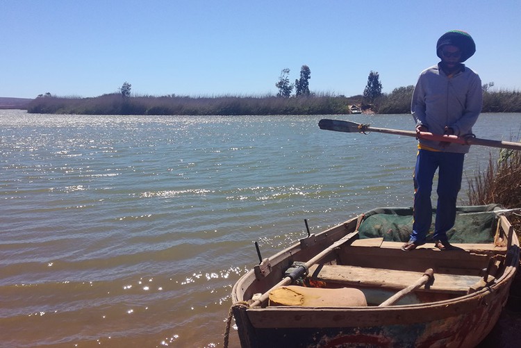 Photo of fisherman on a boat