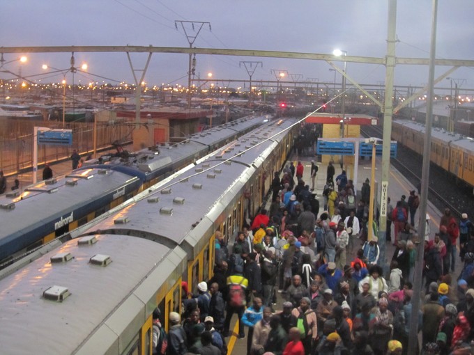 Photo of trains in Nyanga station