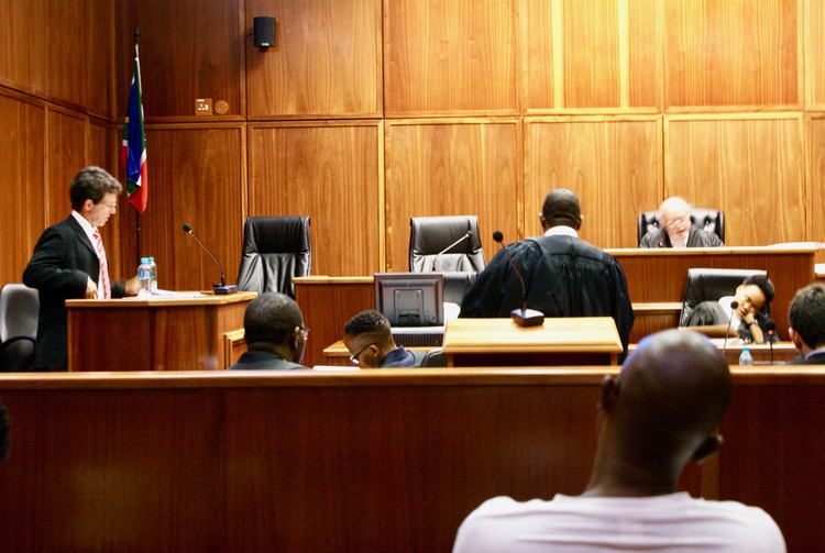 Photo of a court room