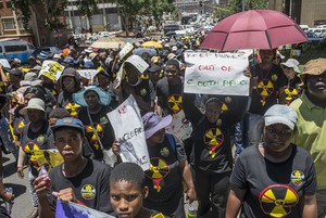 Photo of anti-nuclear protest in JHB