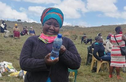 Gift of the Givers borehole water Eastern Cape