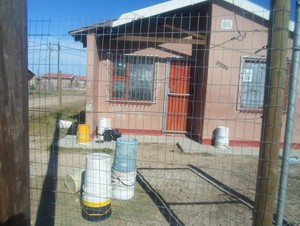 Photo of RDP house used as a clinic