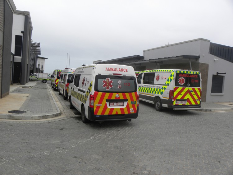 Photo of ambulances