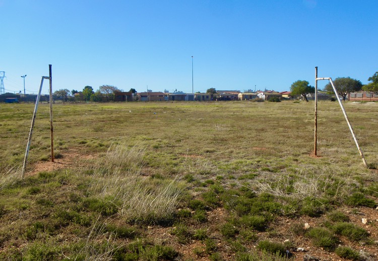 Photo of empty goalposts on a field