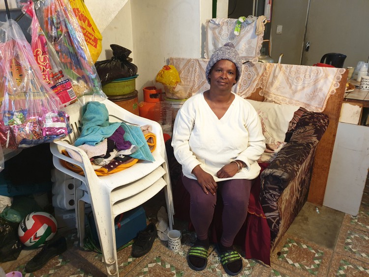 Photo of a woman in her home