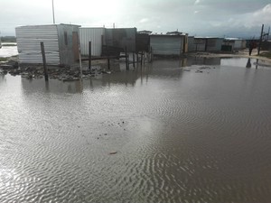 Photo of flooded area