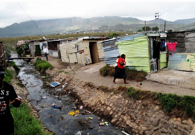 Photo of an informal settlement