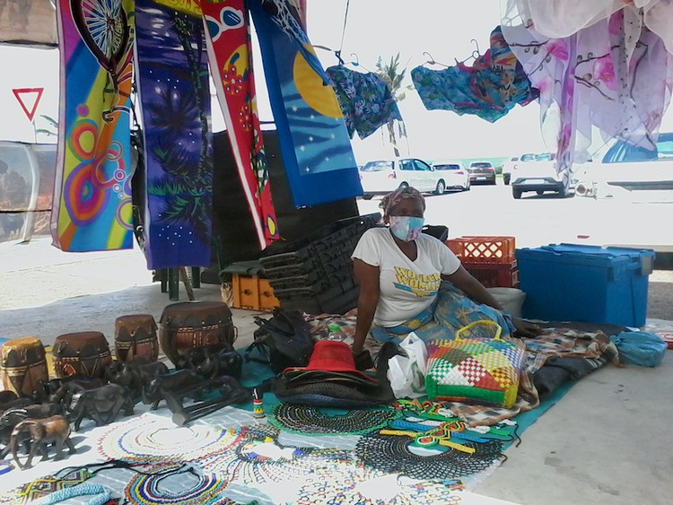 Photo of a trader stall