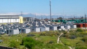 Photo of temporary homes