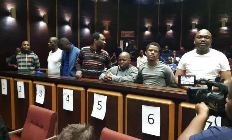 Photo of the accused in the Glebelands trial