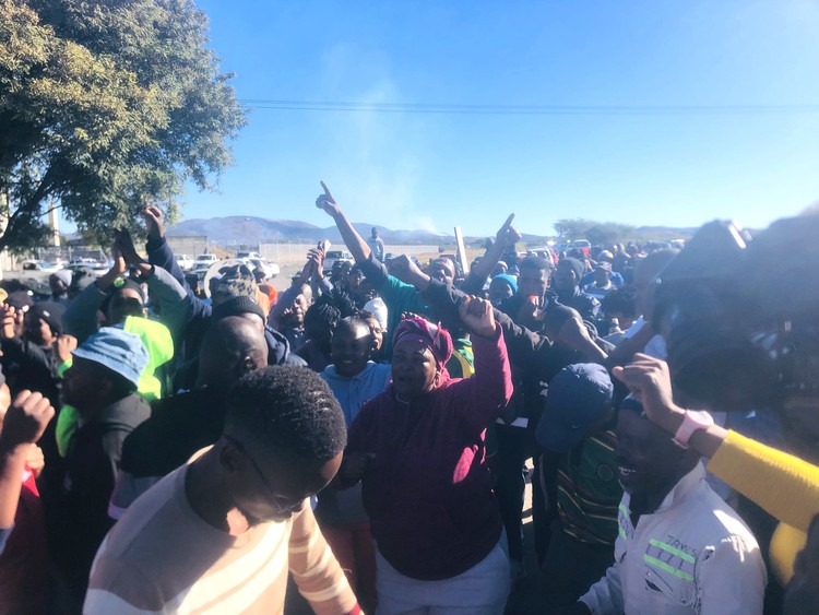 Sibanye-Stillwater miners who staged underground protest resurface in ...