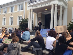 Photo of Max Price addressing students
