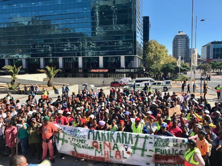 Photo of protesters