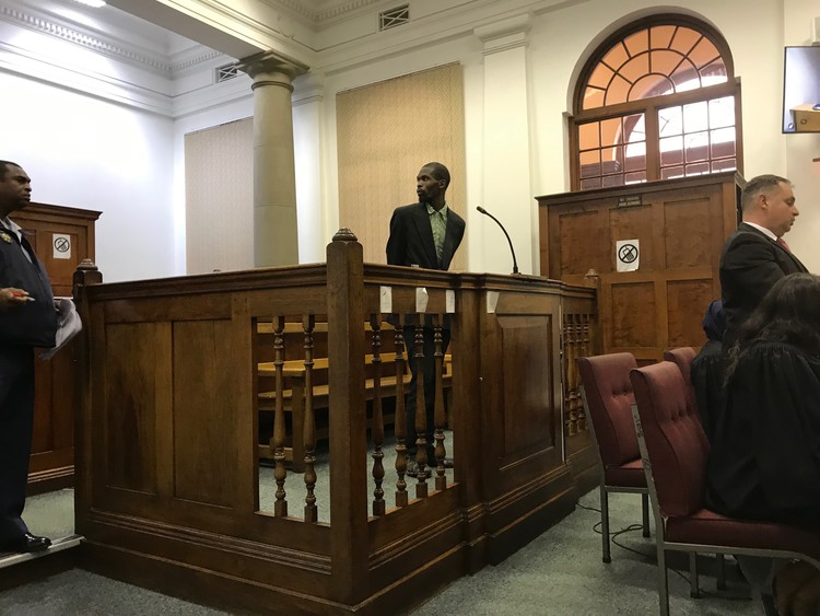 Photo of man in court