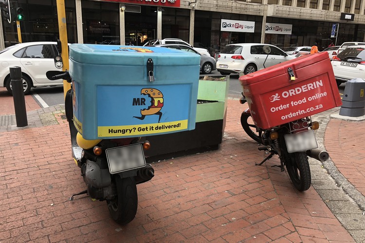 Photo of food delivery vehicles